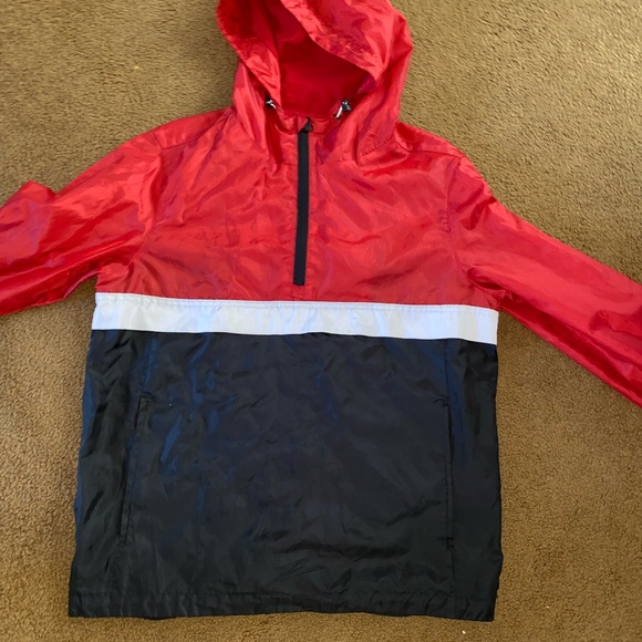 Black/red/white windbreaker Size L - Picture 2 of 3